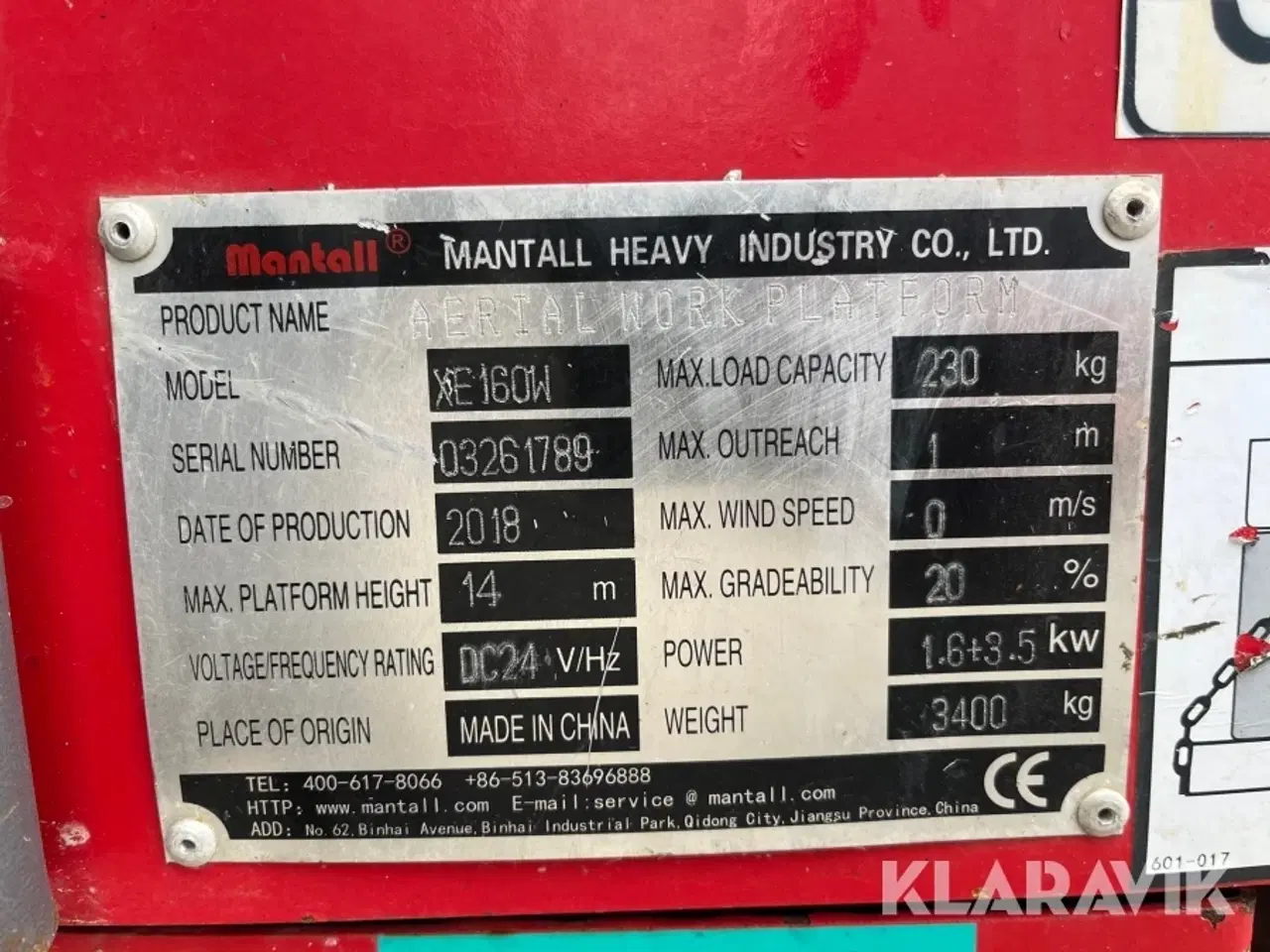Billede 9 - Sakselift Mantall XE160W