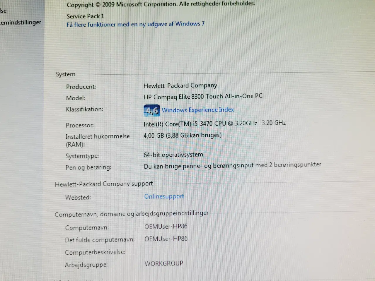 Billede 8 -  ⭐️· HP Compaq Elite 8300 All‑in‑One Business PC 
