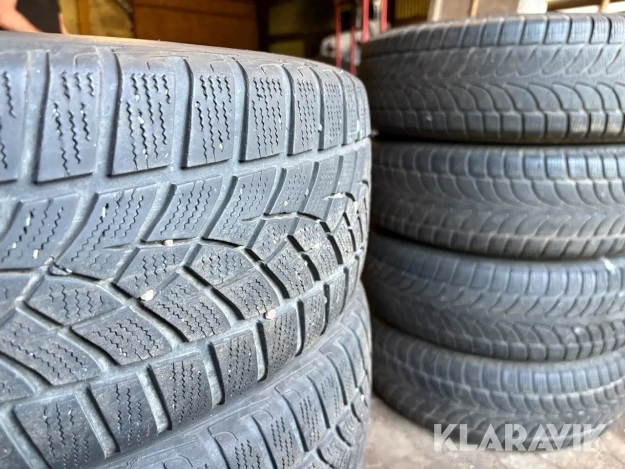 Billede 3 - Dæk på stålfælge Goodyear Ultra grip 4 stk