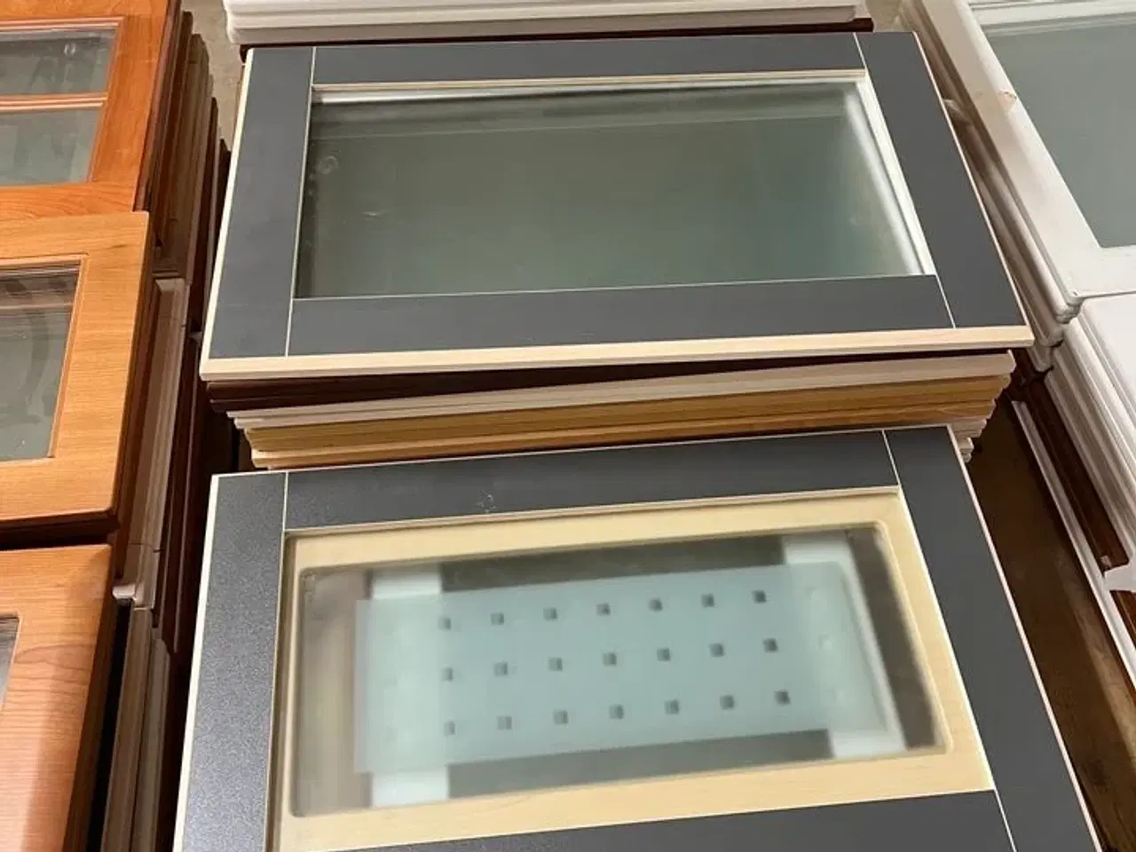 Billede 3 - 4 paller diverse blandede glaslåger