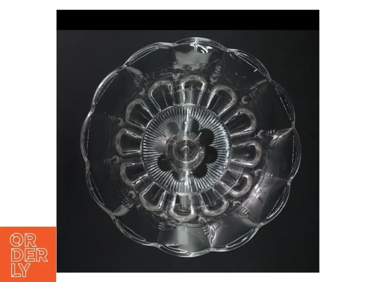 Billede 2 - Glasfad (str. H. 20 cm ø. 25 cm)