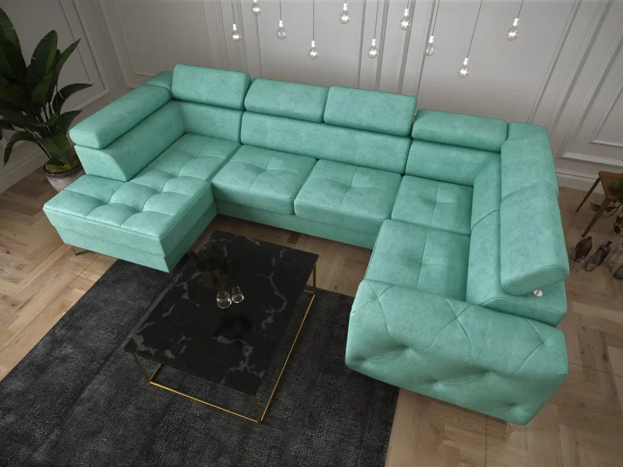 Billede 1 - ORIONIS MAX II HJØRNESOFA 165X350X185 CM