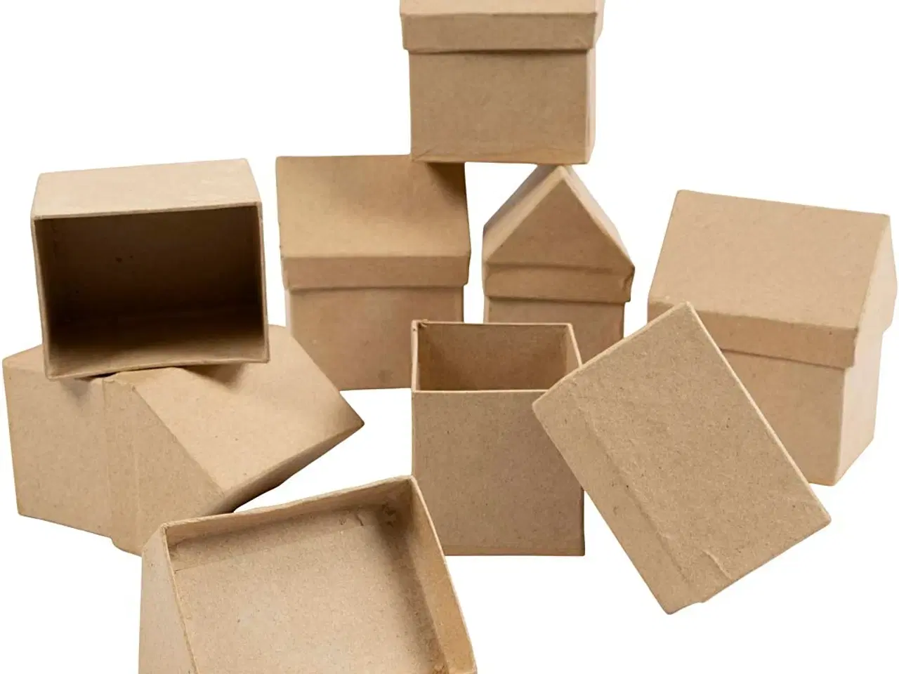 Billede 1 - Hus, H: 10,5 cm, str. 6x8,5 cm, 5x4stk./ 1 pk.