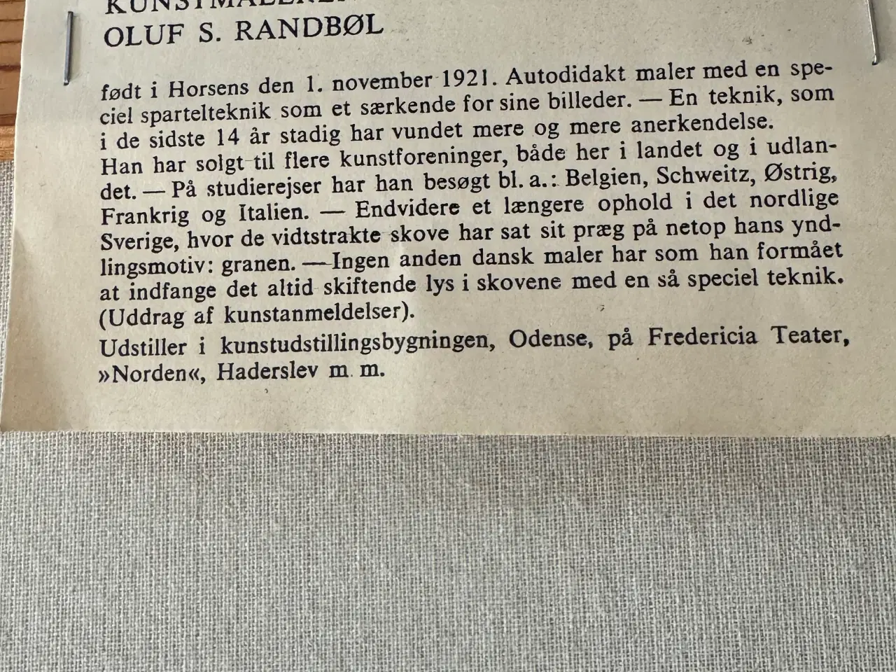 Billede 2 - Maleri med motiv af bondehus