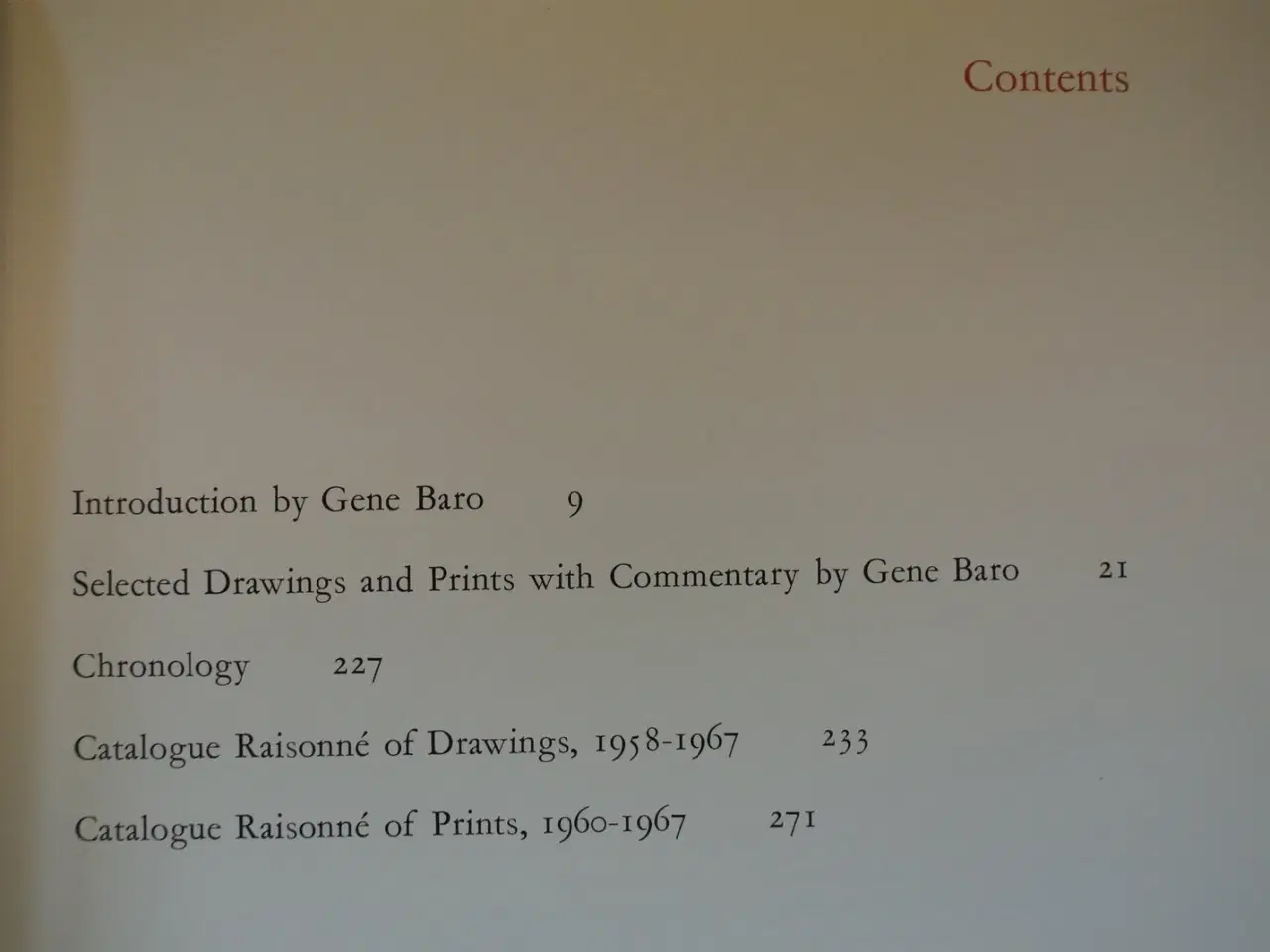 Billede 2 - claes oldenburg drawings and prints, by gene baro,