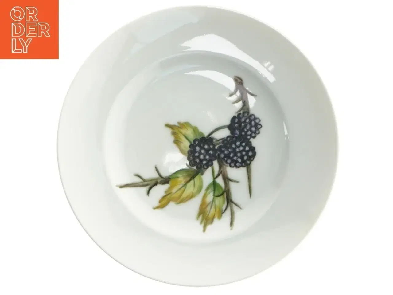 Billede 5 - Porcelænstallerkener med frugt motiver