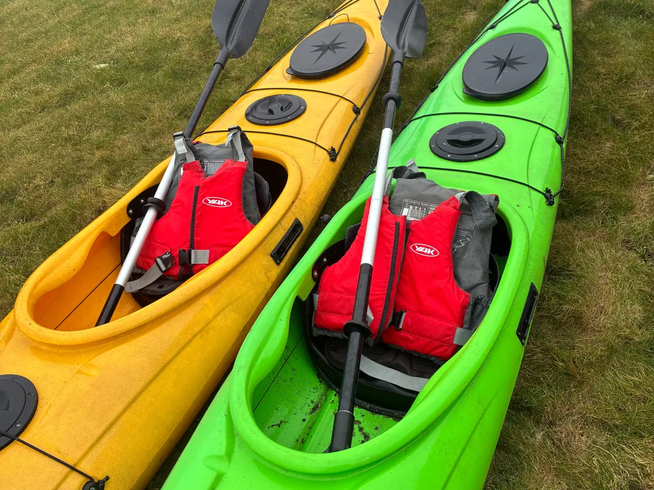 Billede 4 - 2 stk. havkajakker med alt tilbehør