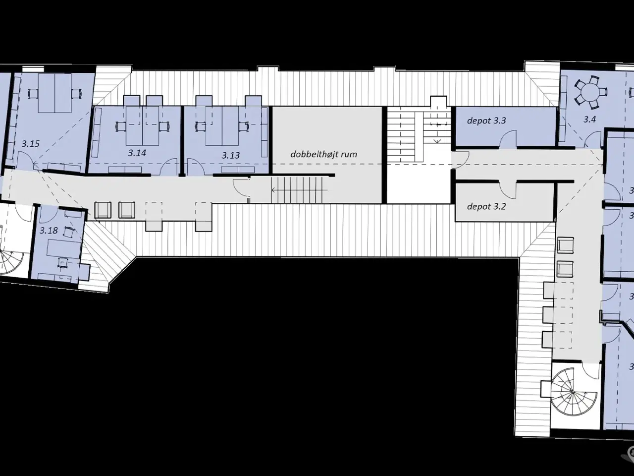 Billede 9 - Centralt kontorhotel med privat aflåselige kontorrum