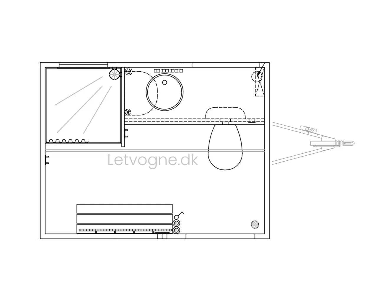 Billede 2 - Badmobil - m. kloaktoilet - Scanvogn