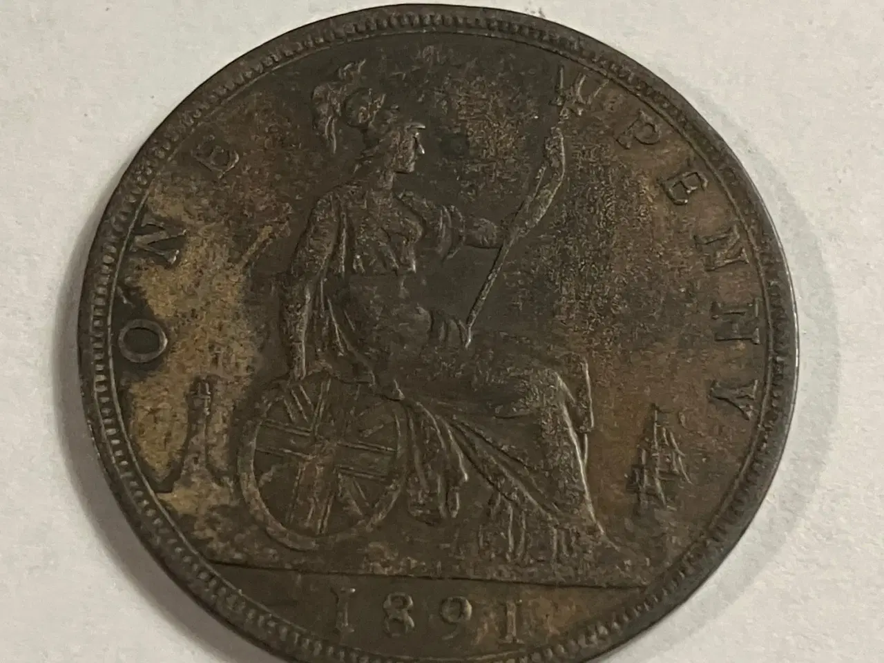 Billede 1 - One Penny 1891 England