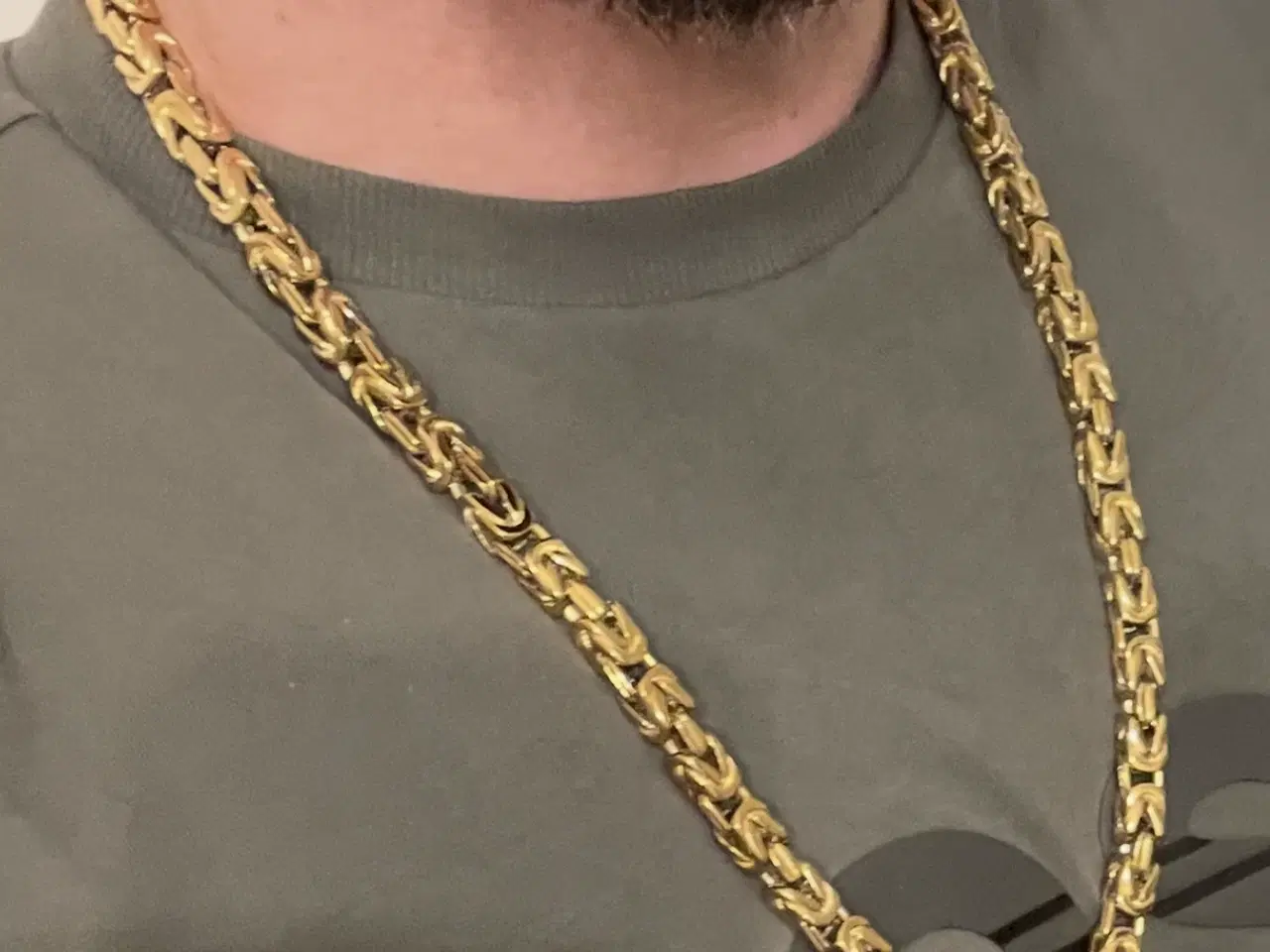 Billede 1 - Goldfilled kongekæde med kasselås