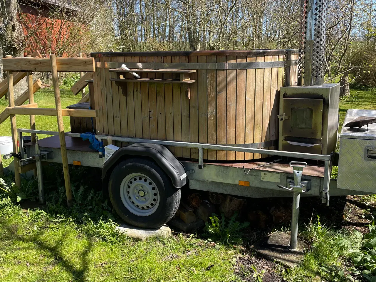 Billede 1 - Vildmarksbad på trailer 