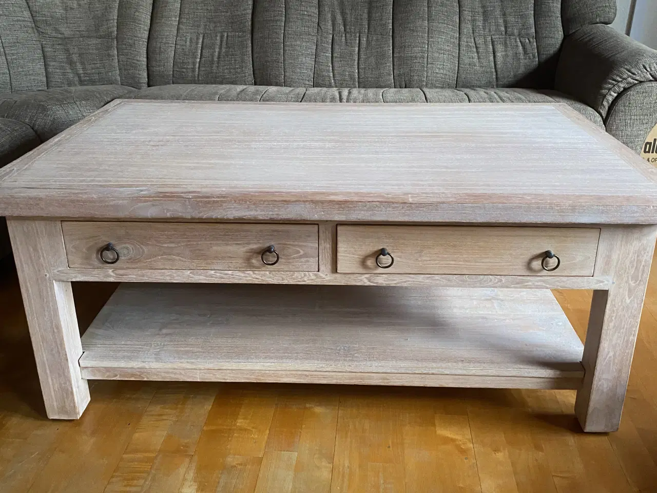 Billede 1 - Sofabord Hvidolieret EG