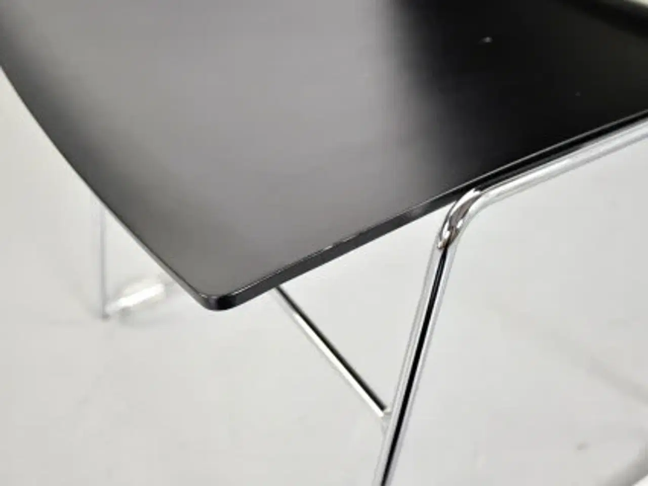 Billede 7 - Four design konferencestol med sort skal og krom stel