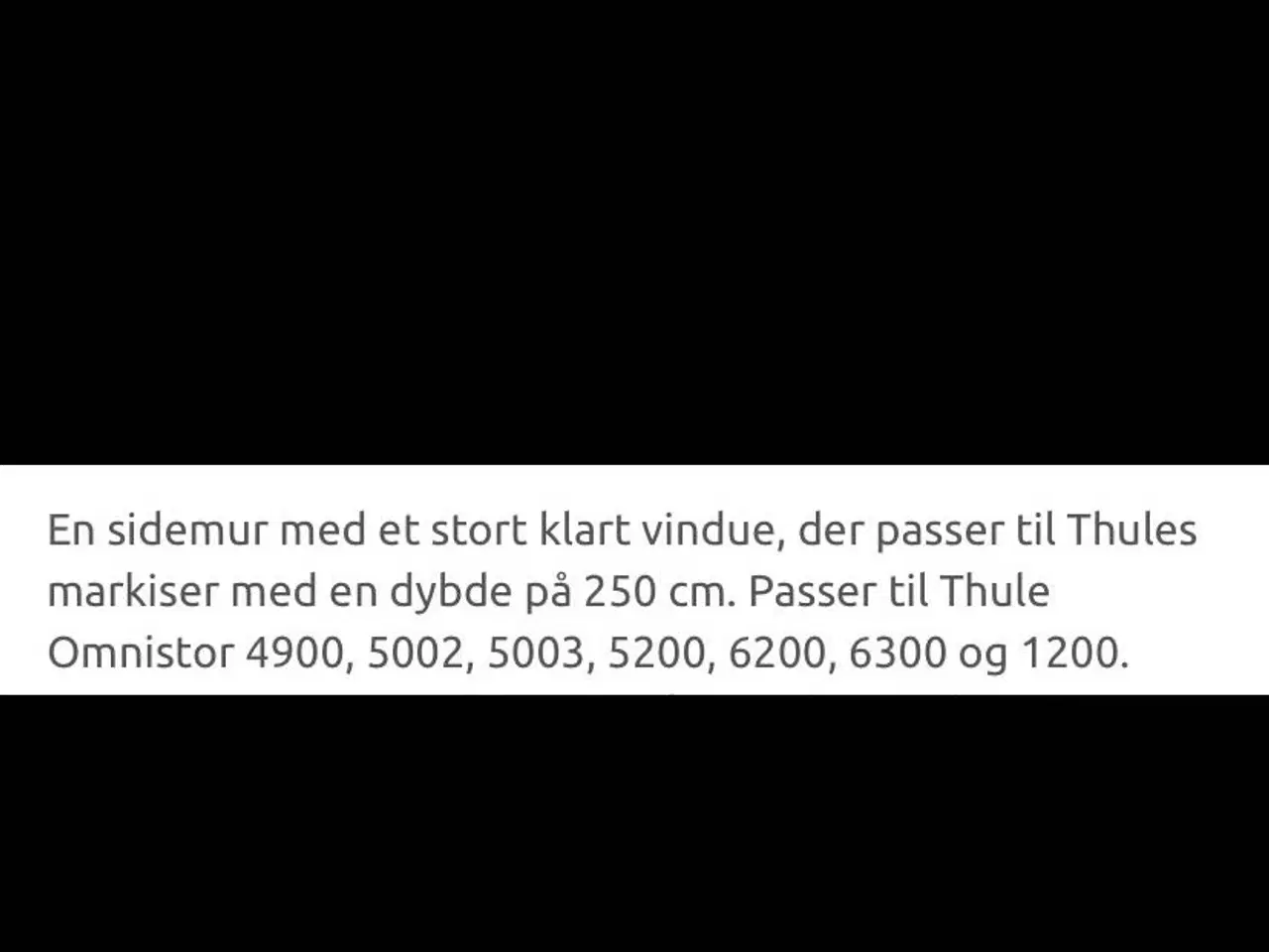 Billede 5 - Thule markiseside G2. 