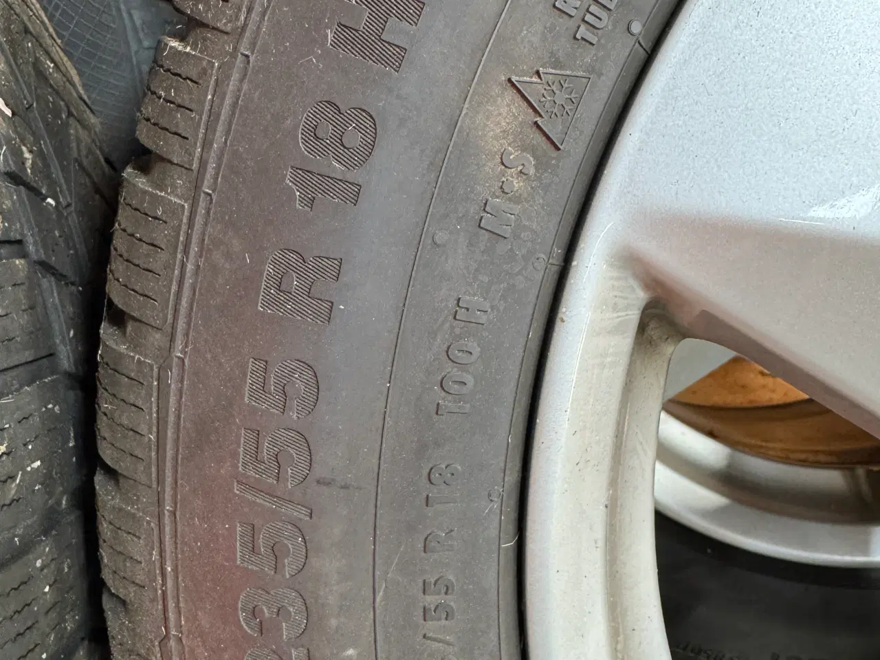 Billede 2 - Audi alu fælge m. vinterdæk