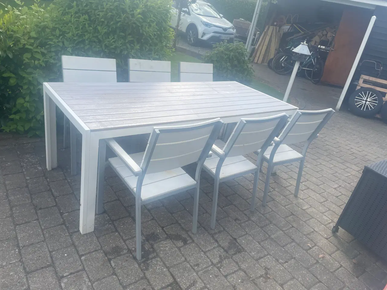 Billede 5 - Have bord plus 6 stole
