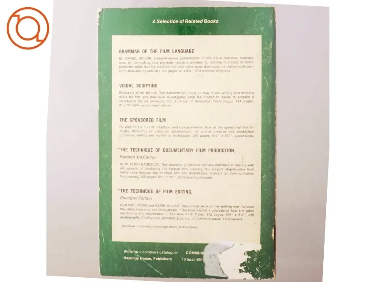 Billede 3 - Film Scriptwriting: A practical Manual by Dwight V. Swain (Bog)