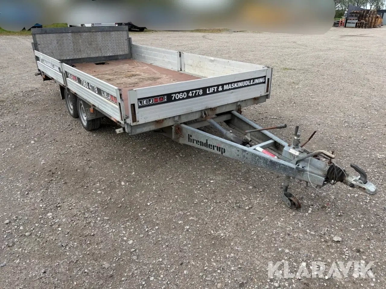 Billede 2 - Tiptrailer Brenderup 3000kg