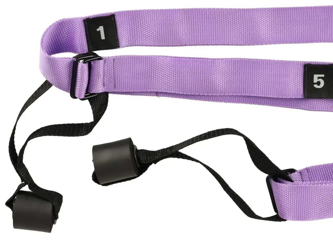 Billede 3 - Aerial yoga hængekøje/slynge 150×80 cm – lilla, op til 100 kg