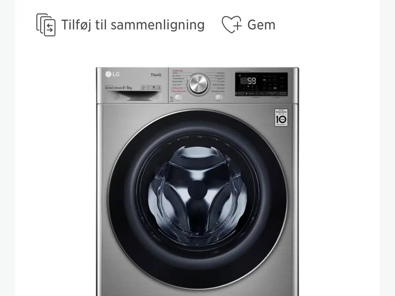 Billede 6 - LG Vaskemaskine/tørretumbler kombi