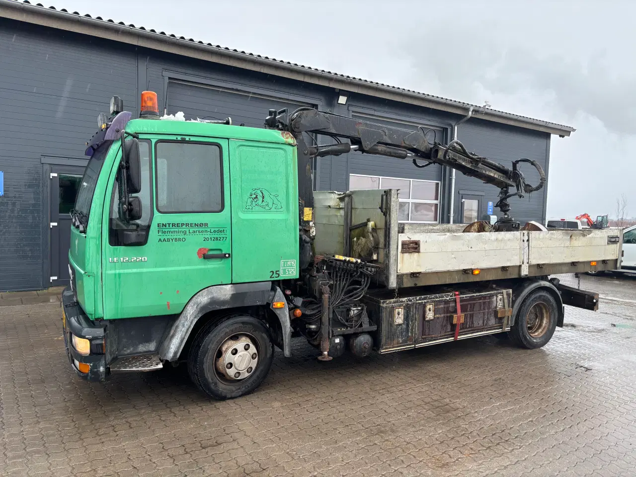 Billede 10 - Man Lastbil med kran og tiplad