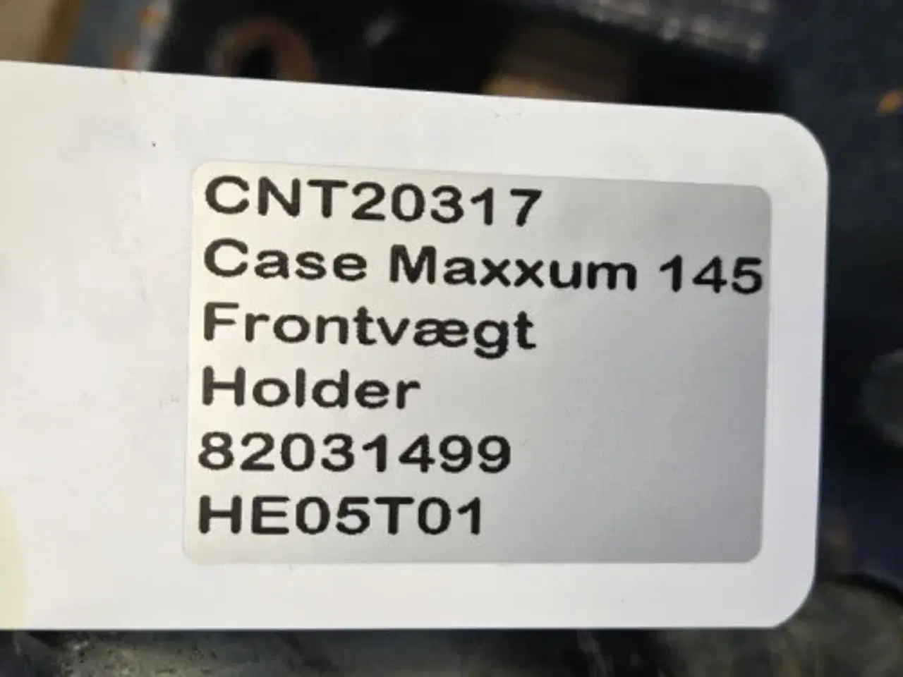 Billede 12 - Case Maxxum 145 Frontvægt Holder 82031499