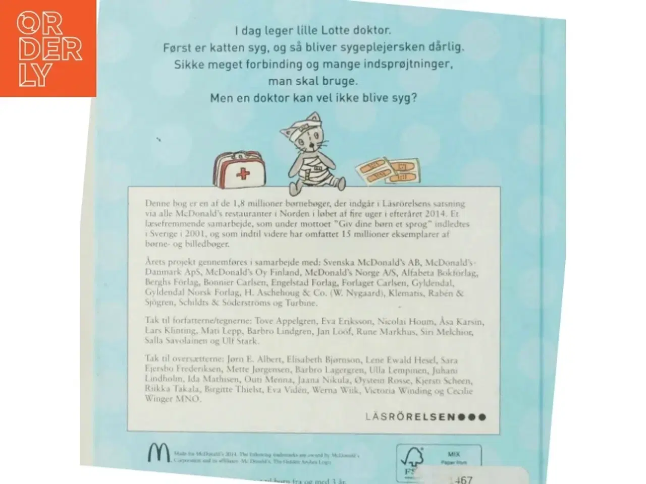 Billede 3 - Lille Lotte er Doktor Børnebog fra Klematis