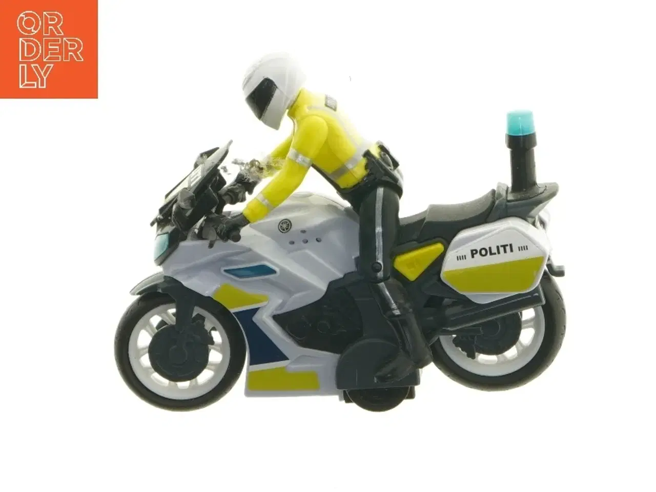 Billede 2 - Politimotorcykel legetøj (str. 19 cm)