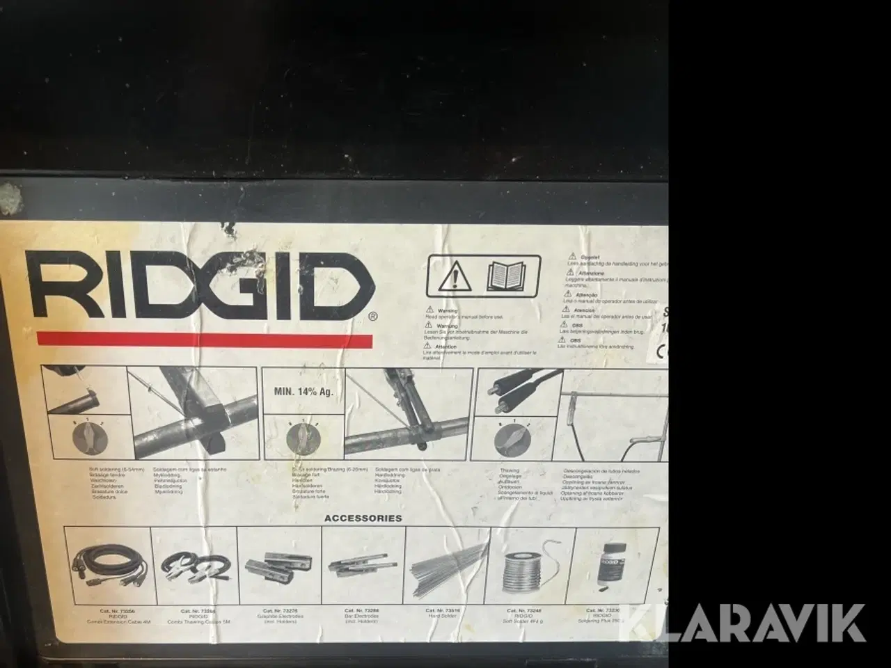 Billede 4 - Loddestation Ridgid Compact