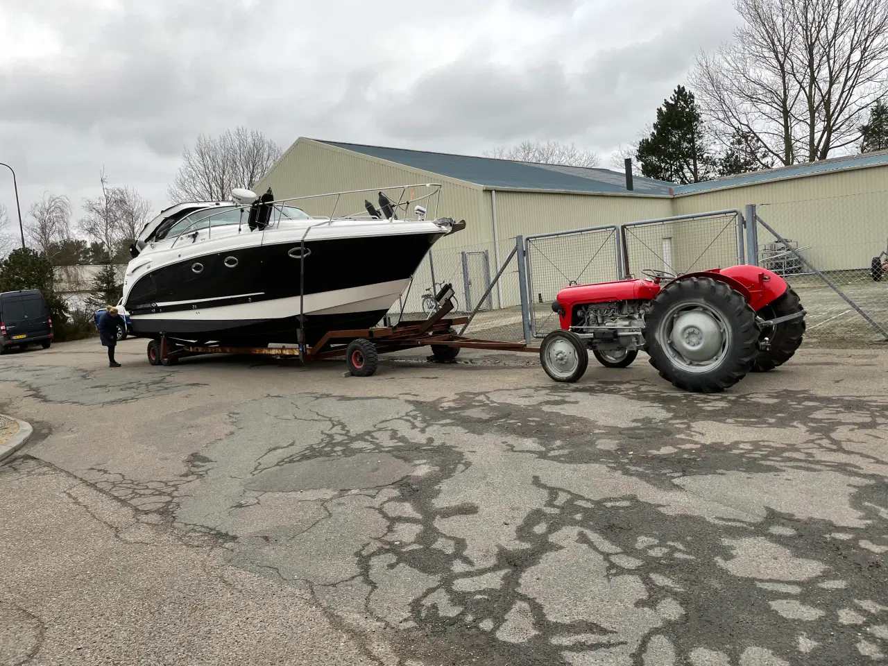 Billede 4 - bådvogn står i Ebeltoft 