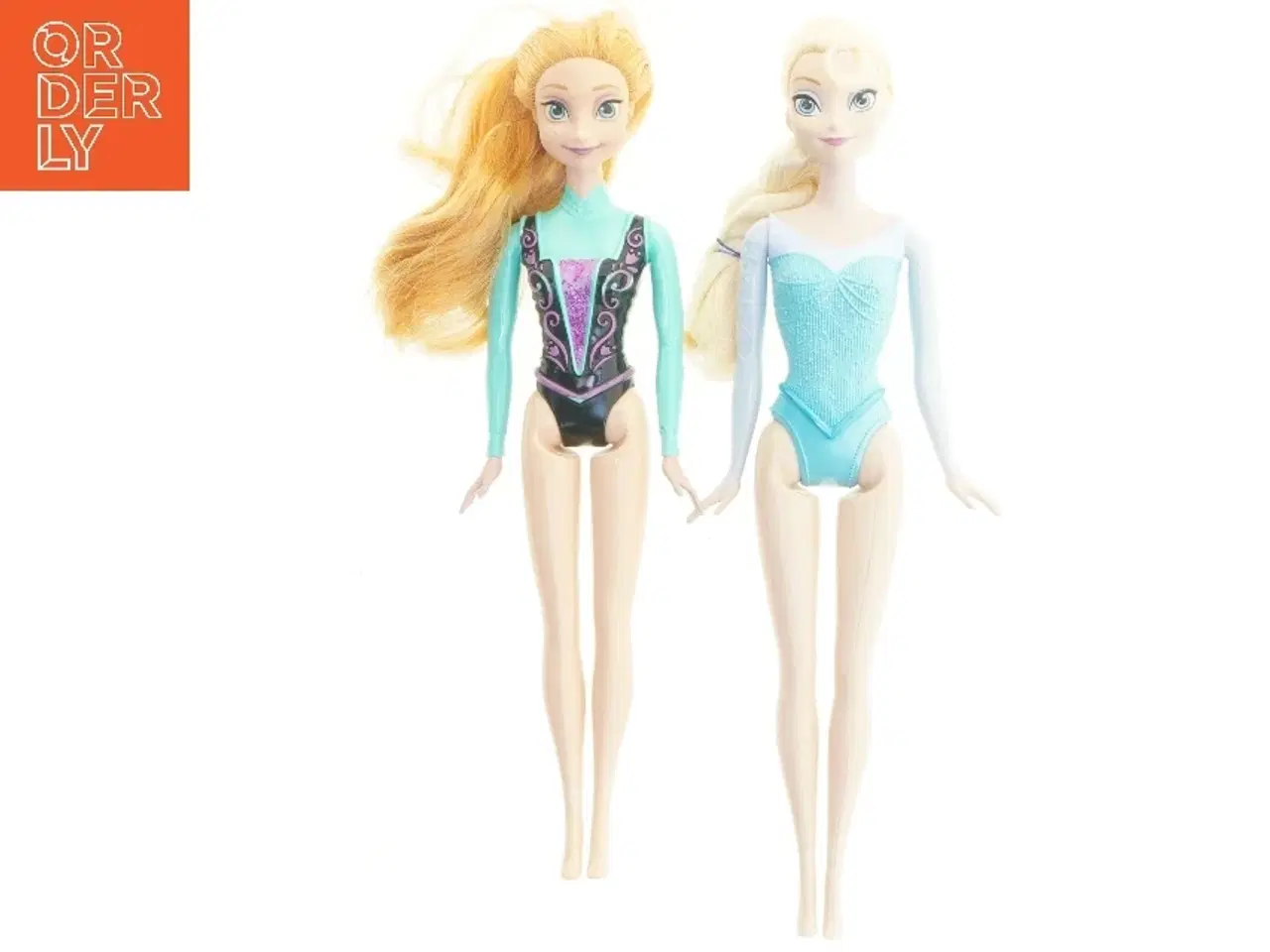 Billede 1 - Dukker, Anna og Elsa fra Barbie (str. 27 cm)