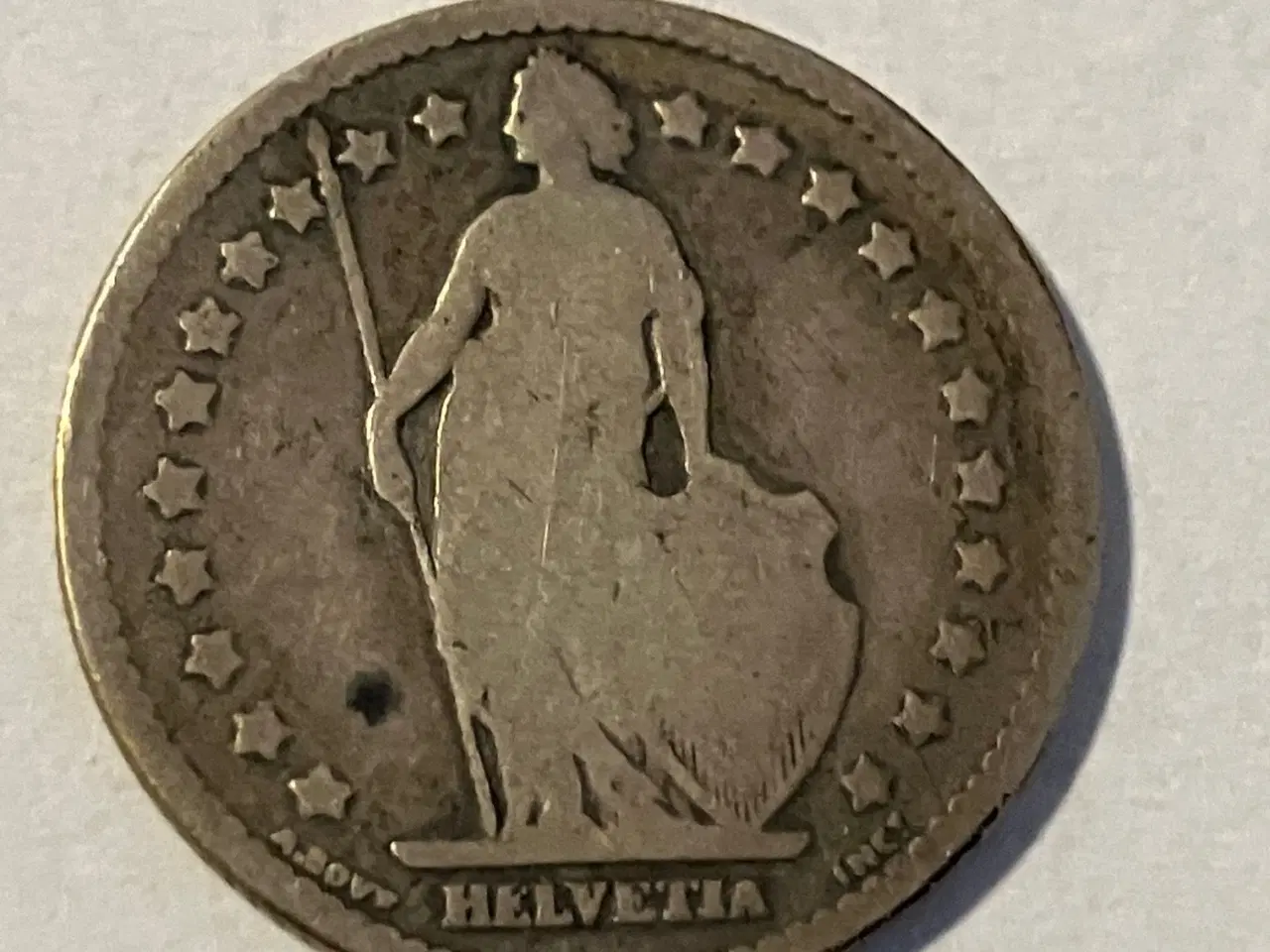 Billede 2 - 1 Franc Switzerland 1880