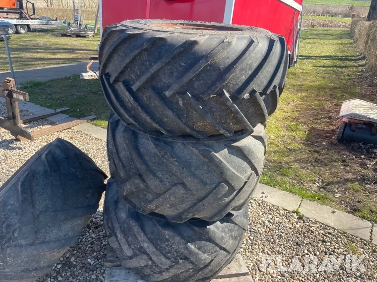 Billede 11 - Dæk til minilæsser BKT 26x12.00-12 4 styk