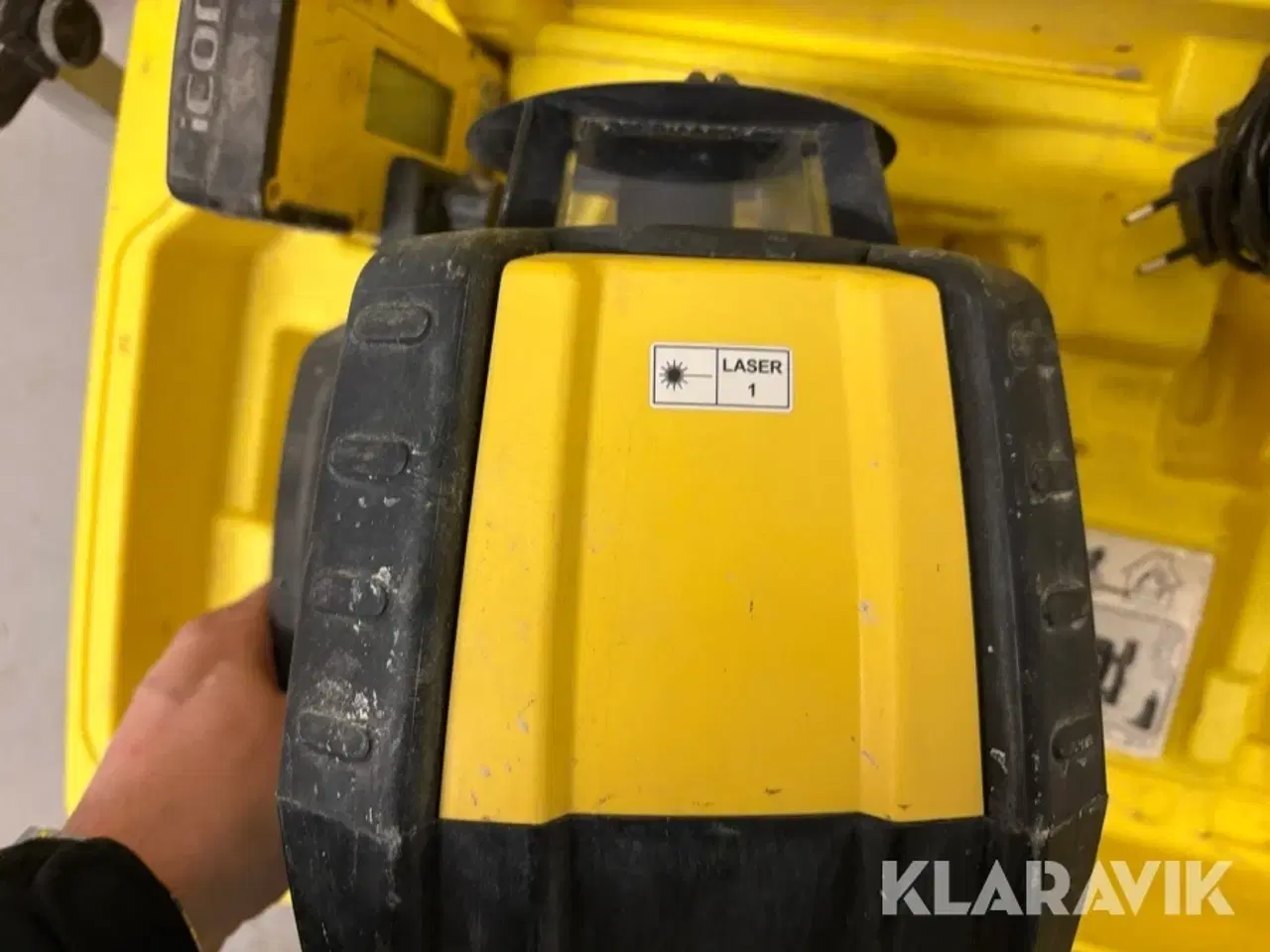 Billede 5 - Rotationslaser med stativ og modtager Leica Rugby 610