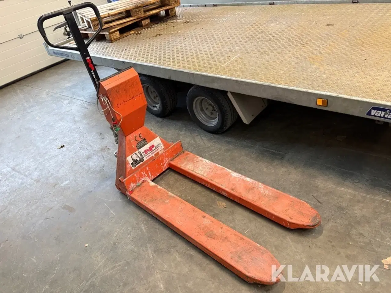 Billede 4 - Palleløfter med vægt NP TRUCKS 2000kg.