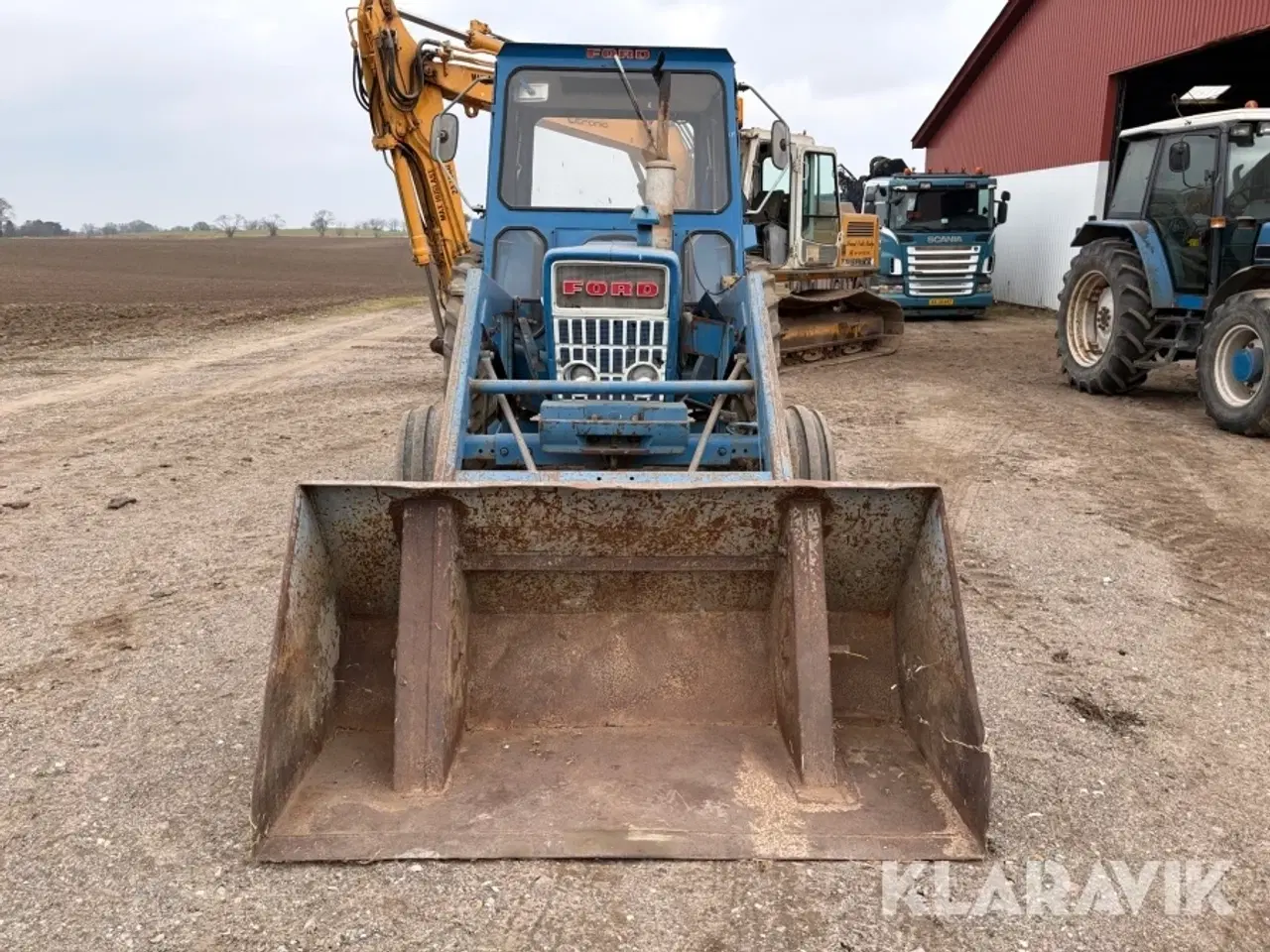 Billede 2 - Veterantraktor Ford 4000 med frontlæsser