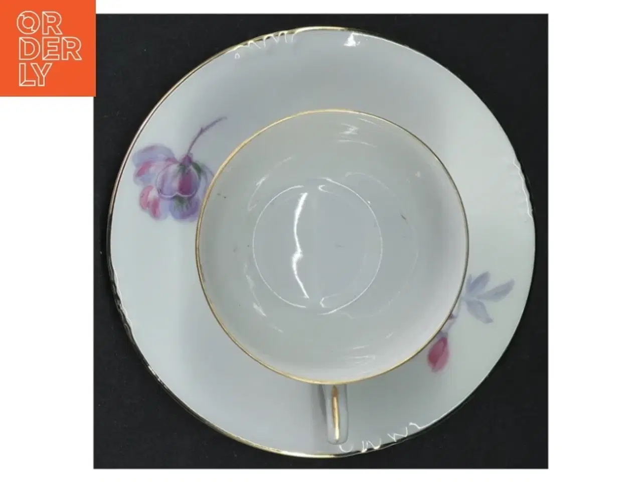 Billede 8 - Porcelænskopper og underkop med blomstermotiv (6 stk) fra W.J.S