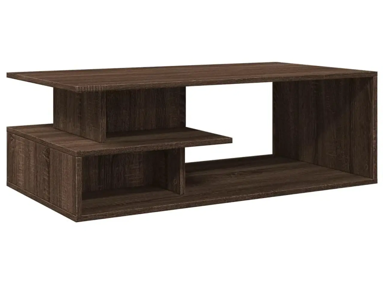 Billede 6 - Sofabord 102x55x35 cm konstrueret træ brun egetræsfarve