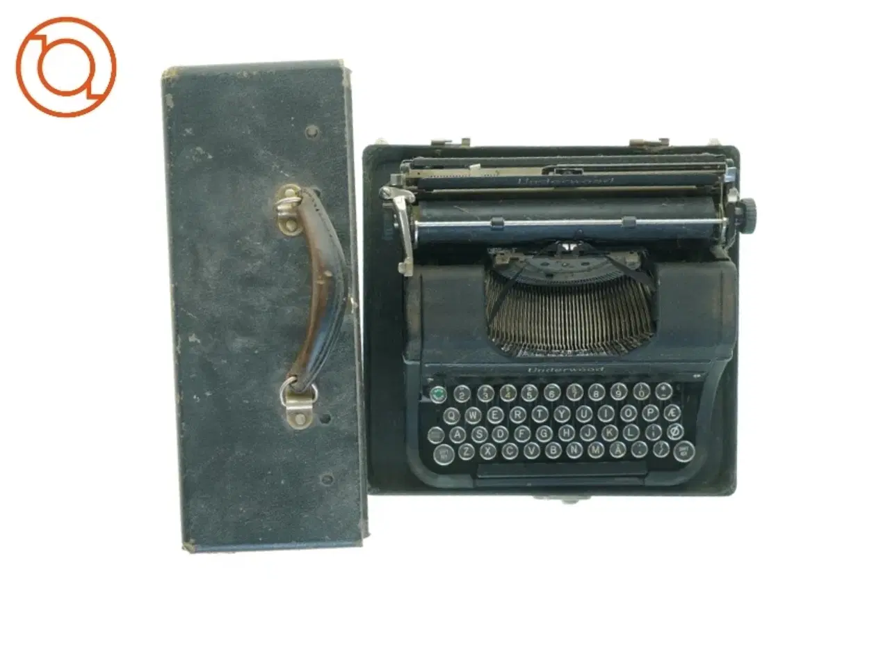 Billede 2 - Vintage Underwood skrivemaskine med etui fra Underwood (str. 33 x 14 cm)