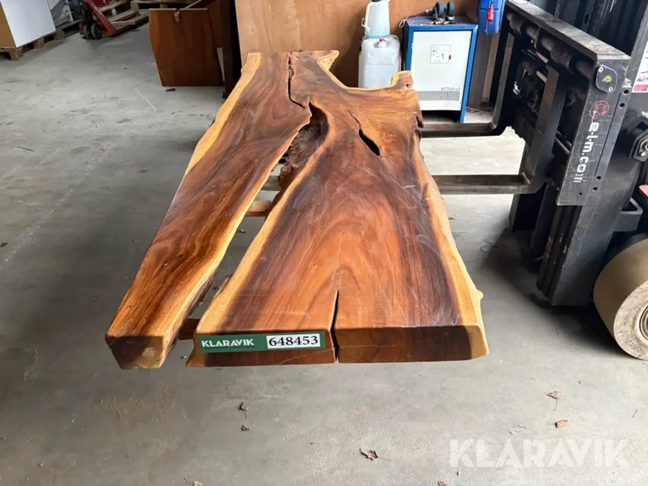 Billede 6 - Plankebordplade akacie lakeret 1 hel planke