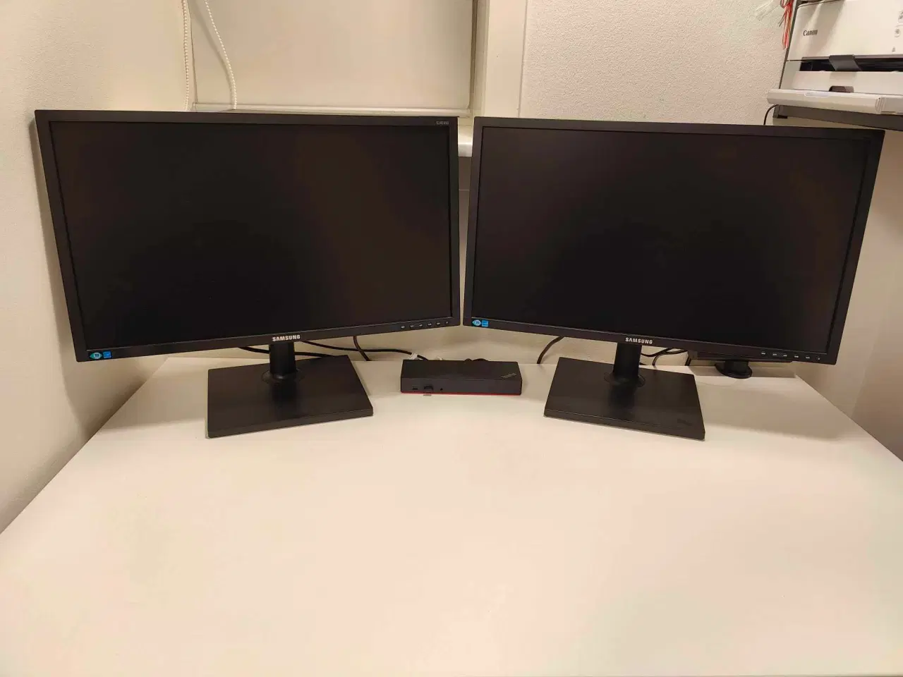 Billede 1 - 2xSamsung skærme & Lenovo Dock