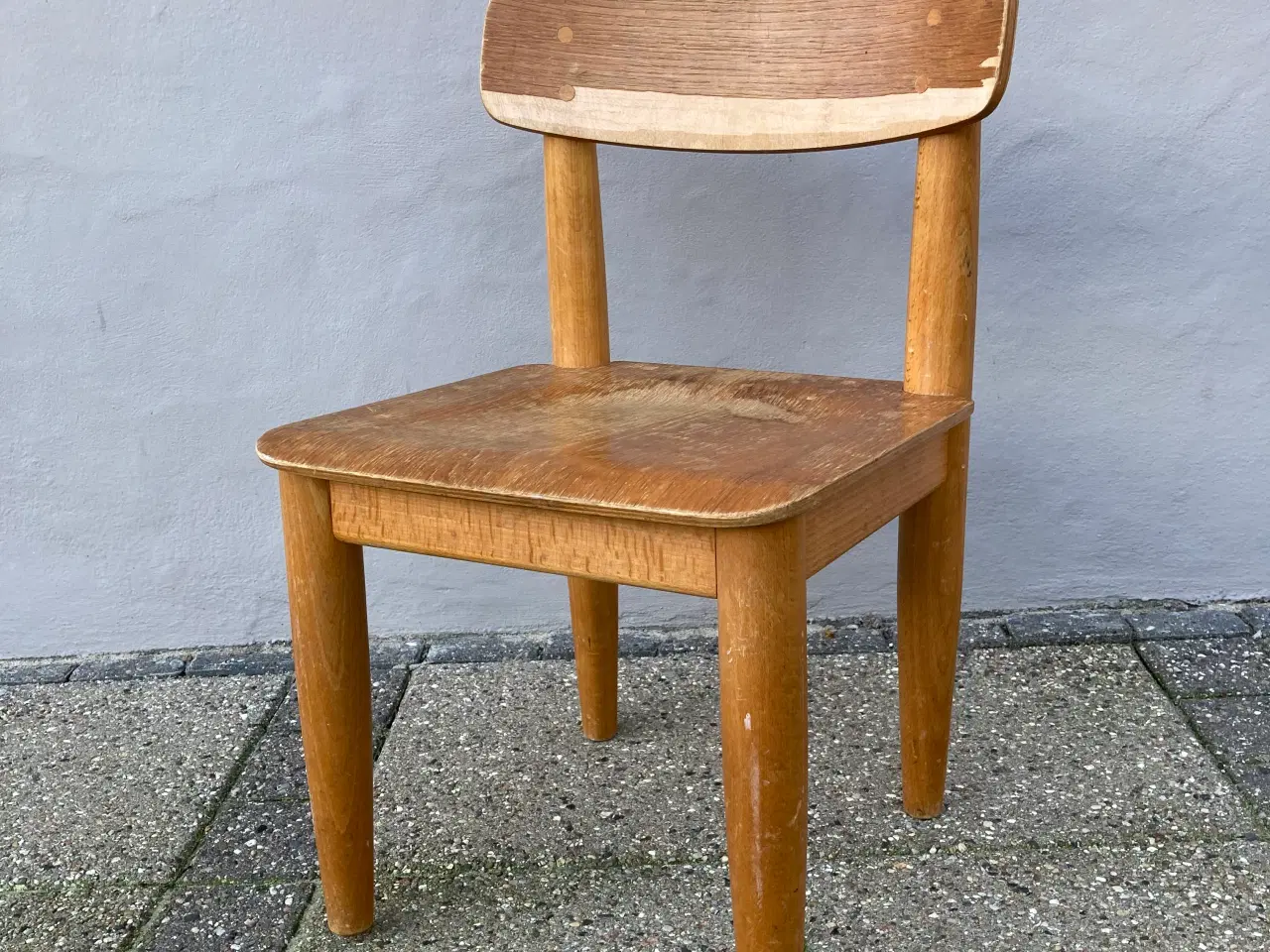 Billede 4 - 1960’er barnestol / juniorstol i bøg