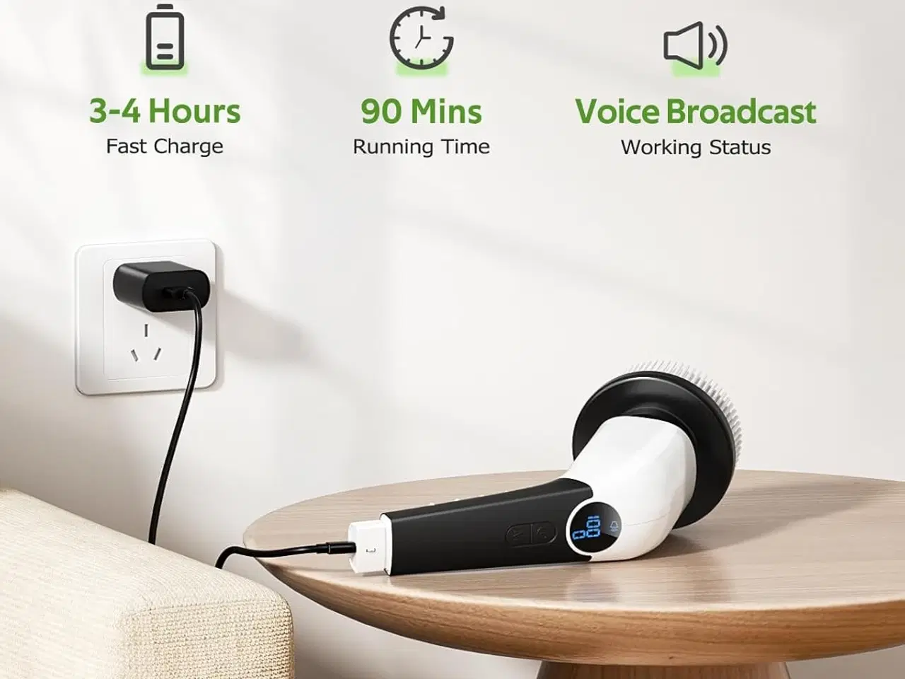 Billede 5 - Elektrisk Rengøringsbørste 8-i-1