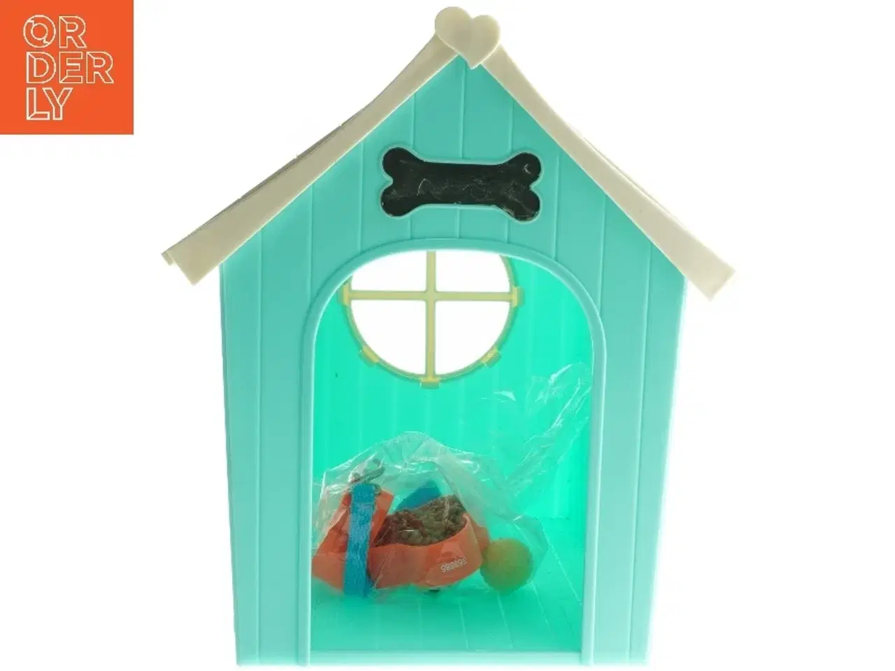 Billede 2 - Our Generation hundehus med 2 hunde (str. 25x25x17 cm)