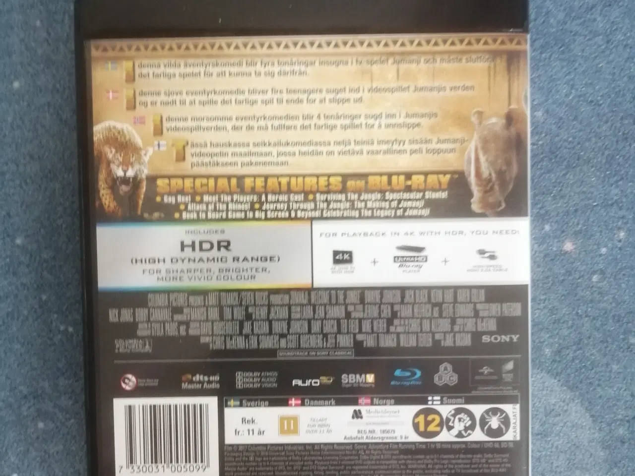 Billede 2 - Jumanji: Welcome to the Jungle 4k ultra Hd