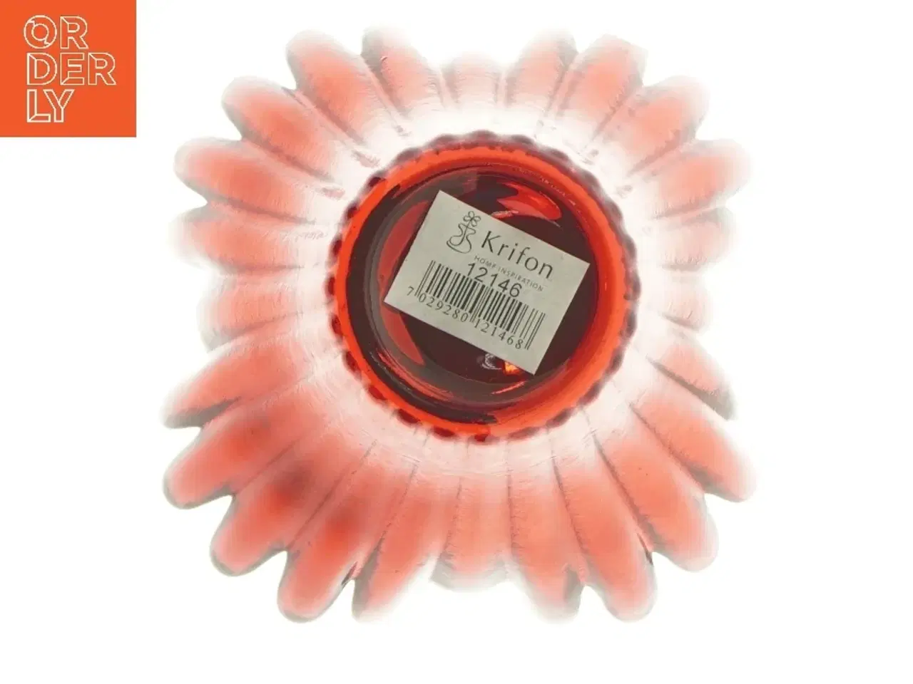 Billede 3 - Rød dekorationsvase fra Krifon (str. 14 cm)