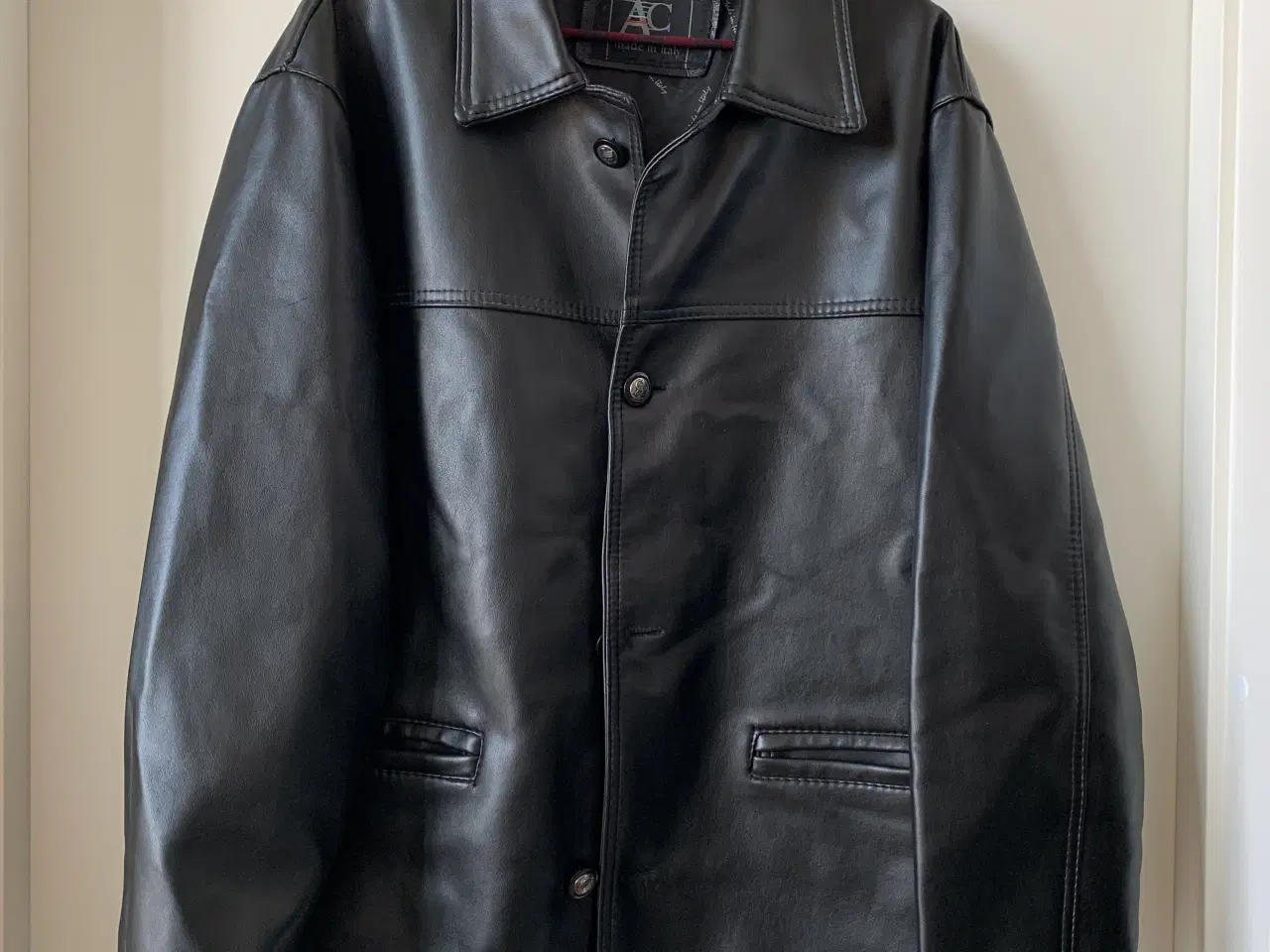 Billede 1 - Vintage herre skindjakke 