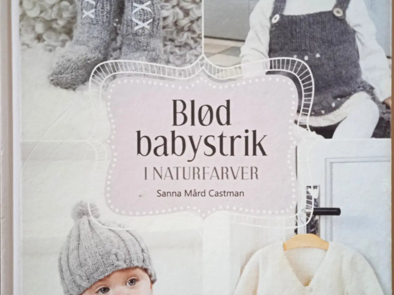 Billede 1 - Blød babystrik i naturfarver