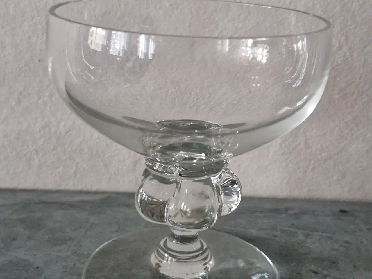 Billede 1 - Champagneskåle Gisselfeld Holmegård